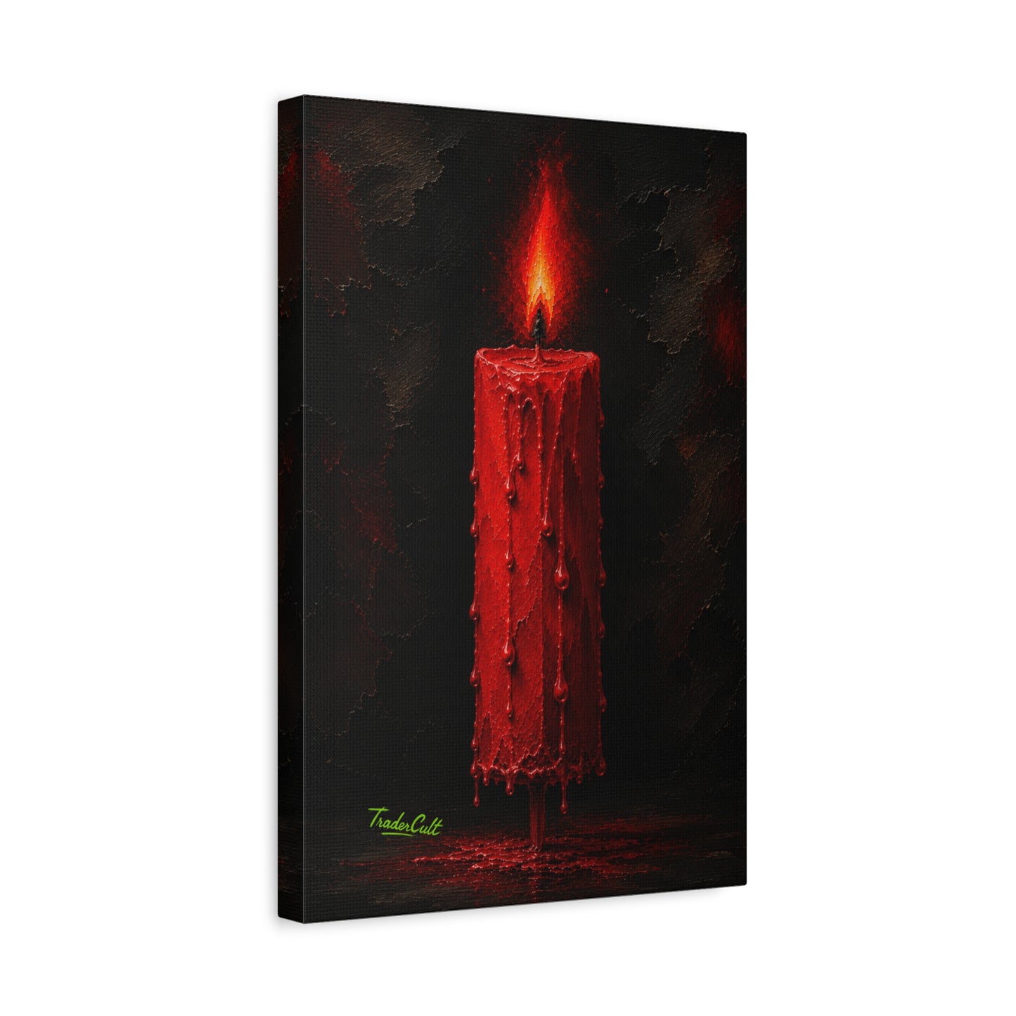 "The Bearish Birthday Candle" Canvas Painting