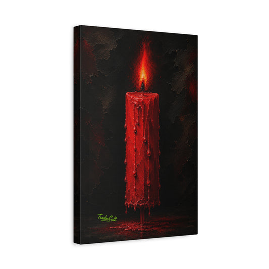 "The Bearish Birthday Candle" Canvas Painting