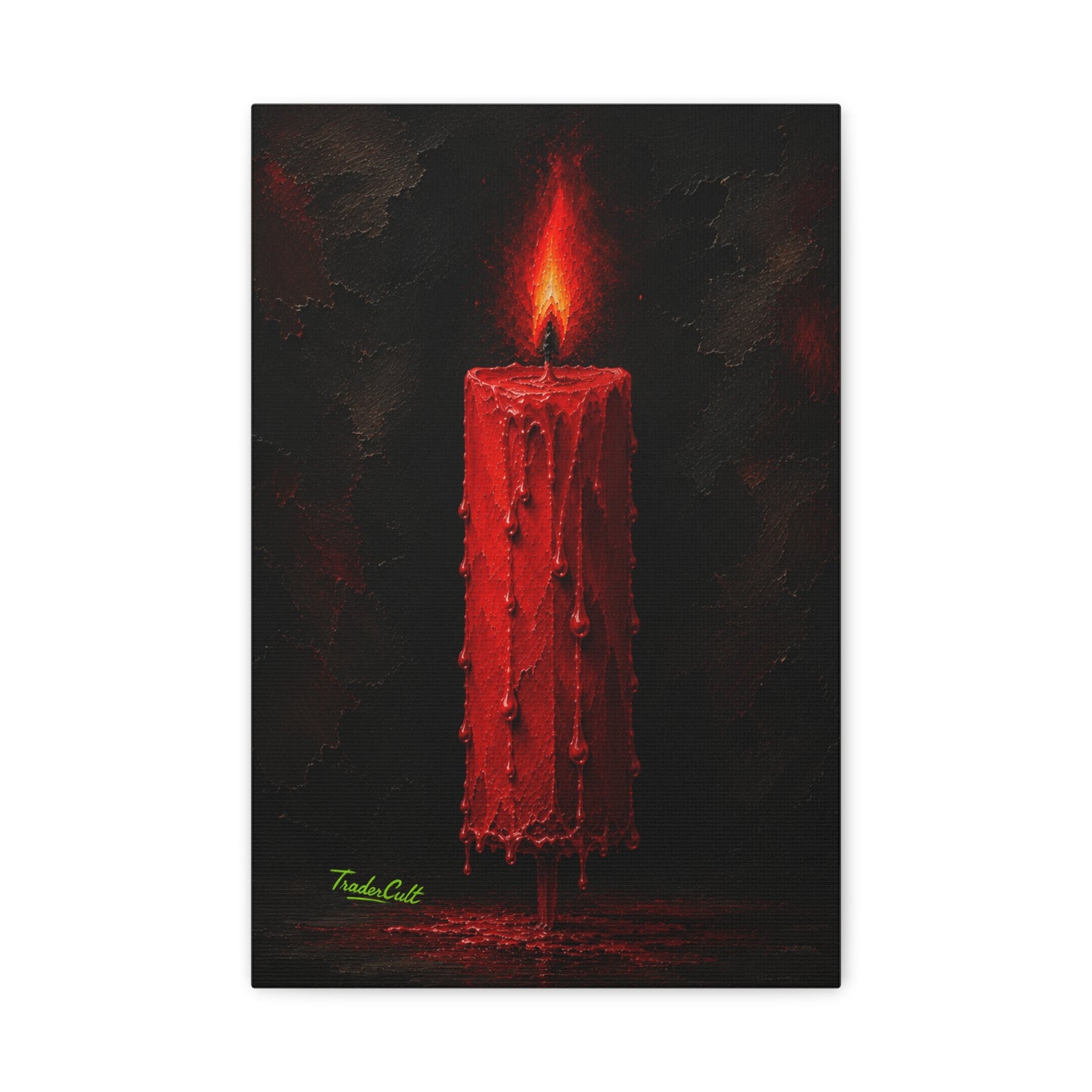 "The Bearish Birthday Candle" Canvas Painting